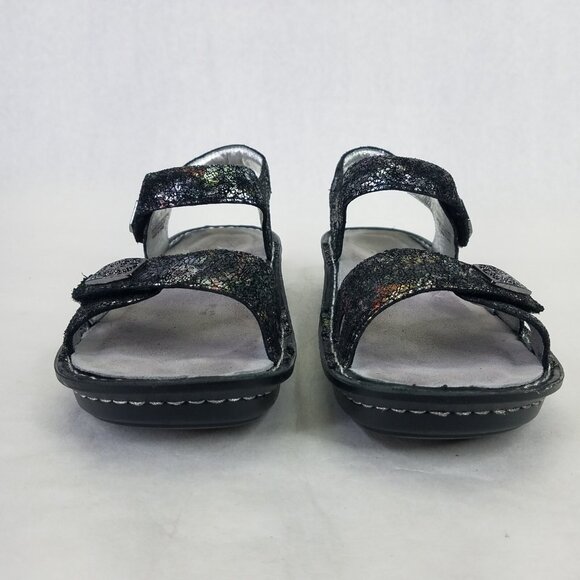 Alegria Vienna Platform Sandals Women's 36 US 6 Metallic Rainbow Leather VIE-280 - Picture 5 of 16